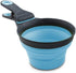 Dexas Popware for Pets Collapsible KlipScoop - 2 Cup Capacity - Gray/Blue