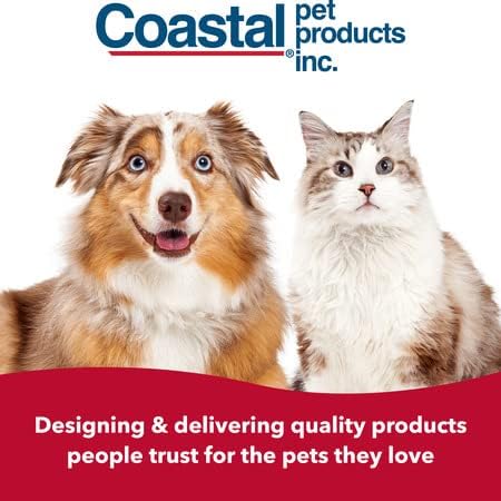 Coastal Pet SecureAway Flea Collar Protectors - Adjustable Protective Dog & Puppy Collar - Multi Paws, 1" x 18-26"