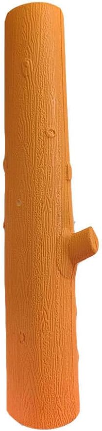 High Visibility Dog Stick Toy for Fetch - Natural Rubber, Teething Relief for Large, Medium, and Small Breeds (Medium,