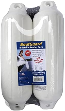 Taylor Made 310132P 4" X 16" White with Black Rope, 2 Pack