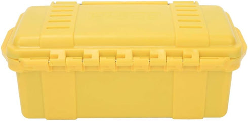 plplaaoo Outdoor Survival Sealed Container Case, Shockproof Waterproof Storage Box for Outdoors, Yellow