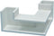 Aquarium Underground Tunnel, Unique Fish & Shrimp Hideout, Made in USA (Corner Tunnel, White)