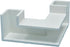 Aquarium Underground Tunnel, Unique Fish & Shrimp Hideout, Made in USA (Corner Tunnel, White)
