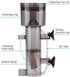 Fdit Aquarium Protein Skimmer Hanging On Pump for Marine Aquarium Internal Water Filter