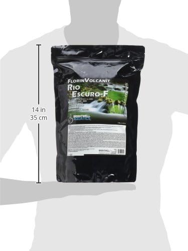 5lb Brightwell Aquatics FlorinVolcant Rio Escuro-F Volcanic Substrate for Freshwater Planted & Shrimp Aquariums Boosts