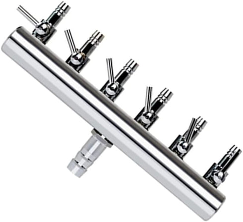 Aquarium Fish Tank 6 Ways Air Flow Splitter Lever Control Valve