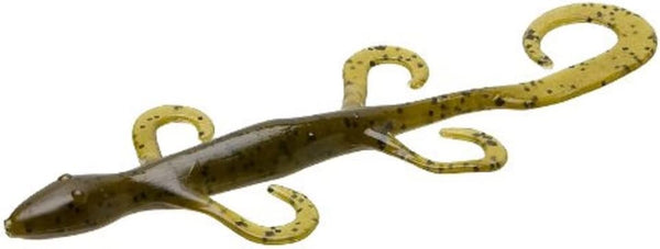 Zoom Bait 6-Inch Lizard Bait-Pack of 9 (Green Pumpkin)