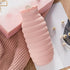 SHUOCONG Silicone Hot Water Bottle Warm Palace Hand Warmers Portable Explosion-Proof Plush Baby Students Bag(B Grey L)