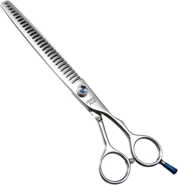 Fenice Professional 7/7.5/8 Pet Grooming Scissors - Thinning Cutting Shears for Dogs/Cats with 70-80% Thinning Rate