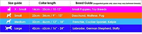DOOG - Soft and Breathable Neoprene Padded Adjustable Dog Collar - Available in Sizes for Dogs and Puppies