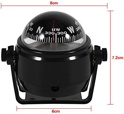 Waterproof Marine Bracket Mount Compass for Hiking & Camping