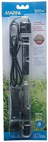Hydrofarm Fluval Marina Submersible Heater for Aquarium, 50-watt