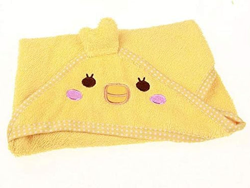 Goclothod Puppy Bath Towel - Absorbent Hooded Drying Bathrobe