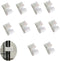 20 Pack Wire Cage Clips for Cat Cage Door Latch, Detachable Connector Clamp for DIY Assembly Kitten Puppy