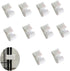 20 Pack Wire Cage Clips for Cat Cage Door Latch, Detachable Connector Clamp for DIY Assembly Kitten Puppy