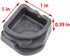 9 Pcs Mini Resin Tarantula Micro Water Bowl, Tiny Bowl for Spider, Tarantula, Millipede Insect (Small: 1" D)