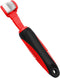 212 Main Denta-Clean Dual-Sided Action Bristle Pet Tooth Brush, Red - One Size