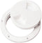 Sea Dog Screw Out Deck Plate, 5-7/16", White