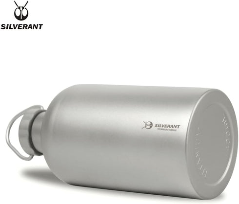 Titanium Ultralight 400Ml Leakproof Outdoor Camping Hiking Sports Water Bottle with Insulating Thermal Sleeve