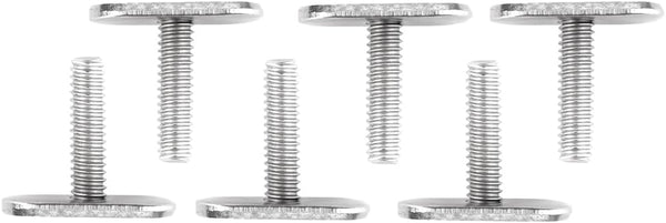 VTurboWay 6 Pcs 1/4"-20 Threading Track Bolts | 316 SS T Slot Bolts for Kayak Gear Track System