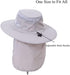UV 50+ Sun Protection Wide Brim Bucket Hat for Men Women, Outdoor Sport Fishing Hat with Neck Flap