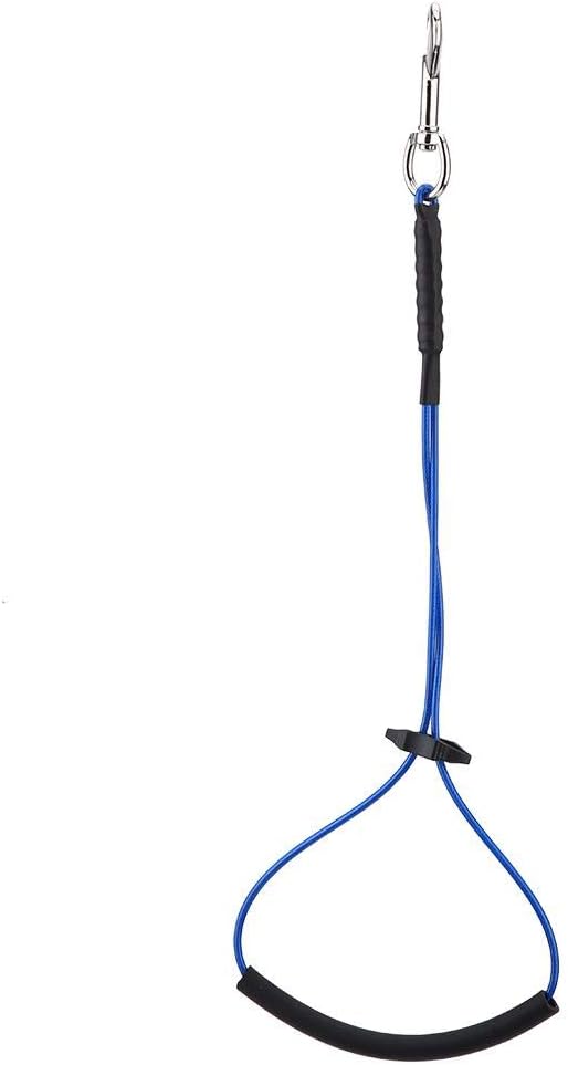 Dog Grooming Loop - Single Noose Hoop Restraint Loop for Pet Table Arm or Bath Tub