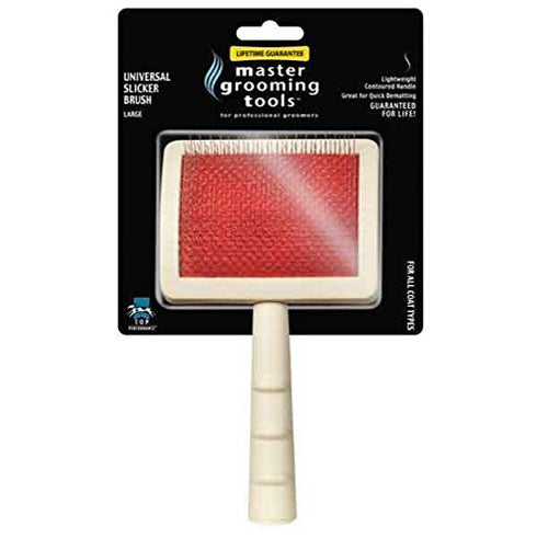 Universal Slicker Brush - Professional Dog Grooming Dematting Tool, Choose Size (Large)