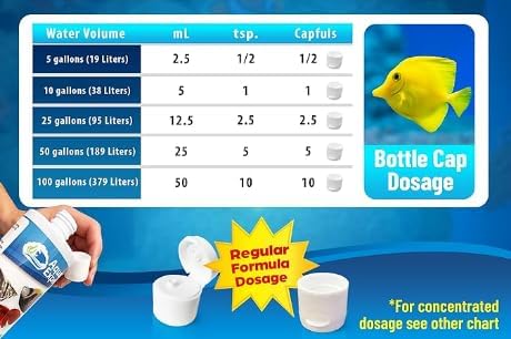 TankFirst Complete Aquarium Water Conditioner, Instantly Removes Chlorine, Chloramines, and Detoxifies Ammonia
