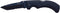 Scipio Folding Pocket Knife, Pocket Clip, Rubber Handle for Men and Women, Black