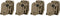 KRYDEX IPSC USPSA IDPA Competition Shooting Multi-Angle Adjustment Speed Shooter's Pistol Magazine Pouch