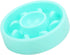 Dog Slow Feeder Bowl, Anti-choking Interactive Bloat Stop Design for Dogs & Cats (Emerald Green)