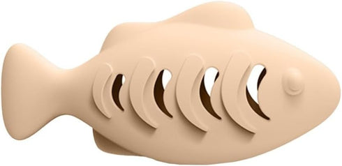 Shophubio Interactive Fish-Shaped Cat Toy Feeder, Silicone Food Dispenser for Indoor Cats, Engaging Hunting Play Treat