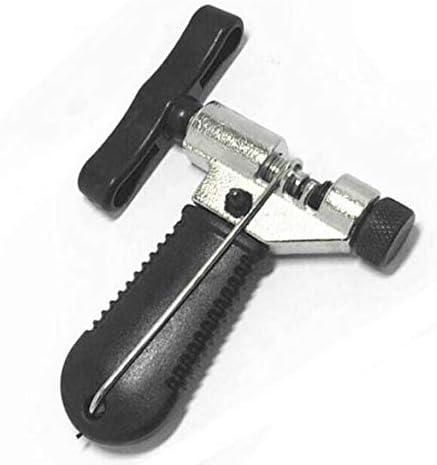 Universal Bike Chain Splitter, Breaker Repair Tool for Bicycle Chain Removal/Install with Chain Hook