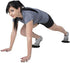 Synergee Core Sliders - Dual Sided Use on Carpet or Hardwood Floors, Abdominal Exercise Equipment