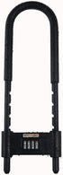 U Lock Bicycle Combination U-Lock, Long Shackle Padlock with Adjustable Shackle, Four Position Combination Padlock