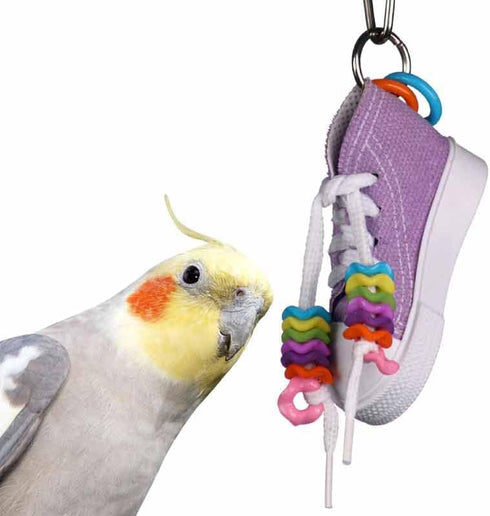 Super Bird Creations SB719 Beaker Sneaker Bird Toy for Small/Medium Birds