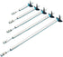 AmnPtr 4mm Fit for RC Boat Axle Drive Shaft + Three-Leaf Screw + Universal Joint + Bushing + Propeller Nut/Sleeve