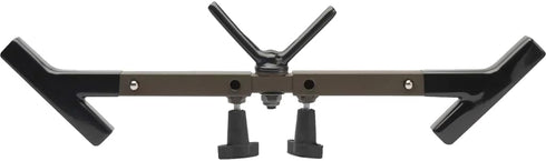 HME Durable High-Quality Stable Hub-Style Hunting Ground Blind Easy Aim Gun Holder - Angled V-Bracket Swivels 360