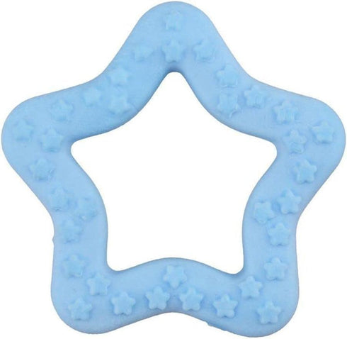 1Pc Random Color Star Shaped Dog Chew Toys, Elasticity Teeth Cleaning, Indoor and Outdoor Pet Supplies