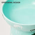 PETKIT Ceramic Raised Cat Bowls, Tilted Elevated Food Water Bowl for Puppy Kitten, Dishwasher Safe