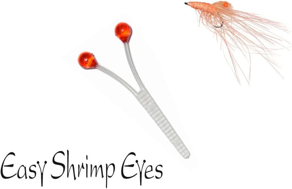 Generic Easy Shrimp Eyes- X-Small Transparent Red