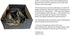 Modern Cat Box Lounger with Peek-a-Boo Cutout, Premium Corrugated Cardboard Bed for Kittens and Small Pets, Blue