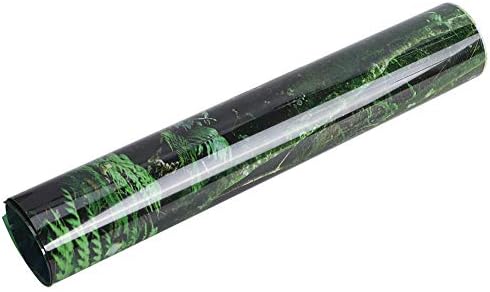 TOPINCN 3D Effect Rainforest Poster Self-Adhesive PVC Aquarium Fish Backdrop Mural Decorative Reptile Terrarium