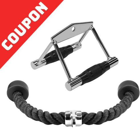 Yes4All Cable Machine Attachment Set, LAT Pulldown Tricep Press Down Accessories for Home Gym