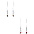 balacoo 4 pcs Aquarium Glass Hydrometer with Thermometer, Float Hydrometer for Fish Tank