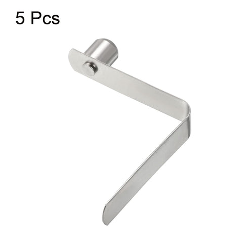 PATIKIL 11x9mm Kayak Paddle Snaps, 5 Pack Pole Push Button Spring Clips for Camping