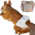 Reusable Washable Squirrel Diapers Highly Absorbent with Strong & Flexible Pants No