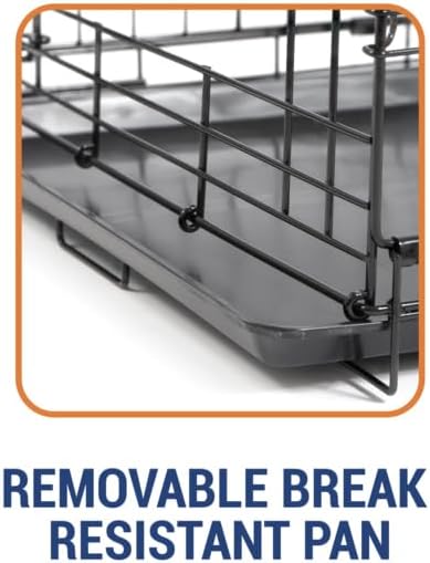 Precision Pet Products One Door Provalue Wire Dog Crate, 24 Inch, For Pets 15-30 lbs, 5-Point Locking System
