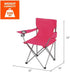 Generic 250 lbs Folding Camp Chair, Quad Fold with Cup Holder Steel Frame Capacity for Camping, Tailgating, Outdoor