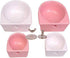 Small Animals Bowl, Detachable Ceramic Feeder for Water & Food, Supplies for Rabbit, Parrot, Hamster, White
